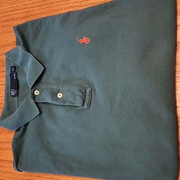 Polo by Ralph Lauren Green Long Sleeve Polo Shirt - Picture 9 of 9